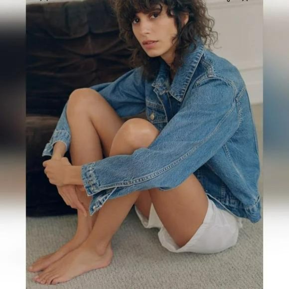 ZARA DENIM JACKET - Picture 1 of 6